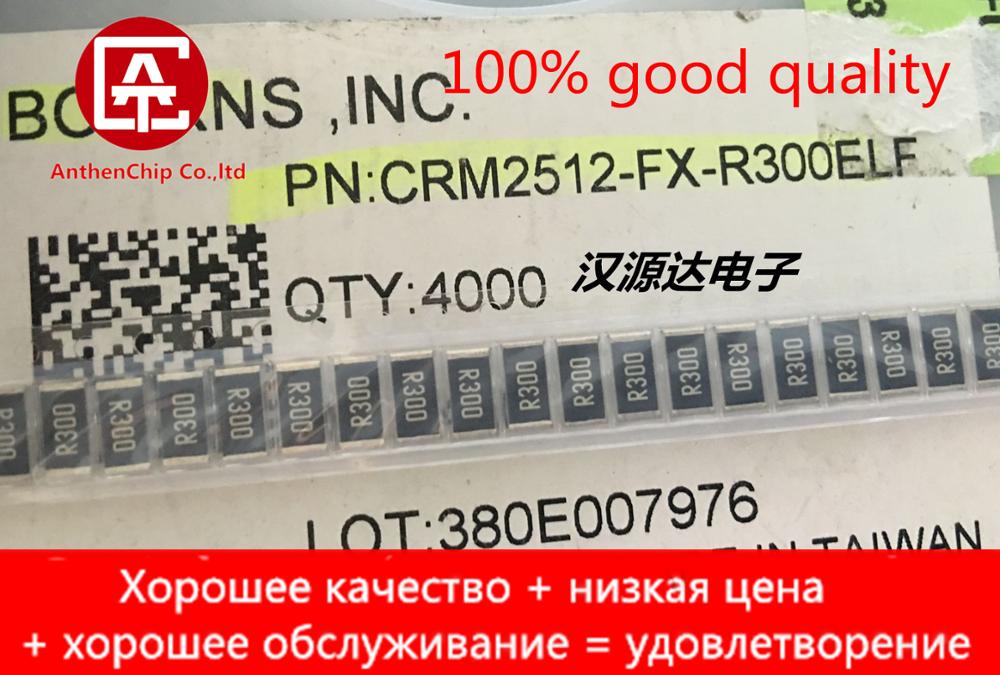 Résistances cms 2512 R300 0.3R 1% 75PPM 2W, 10 pièces, authentiques,