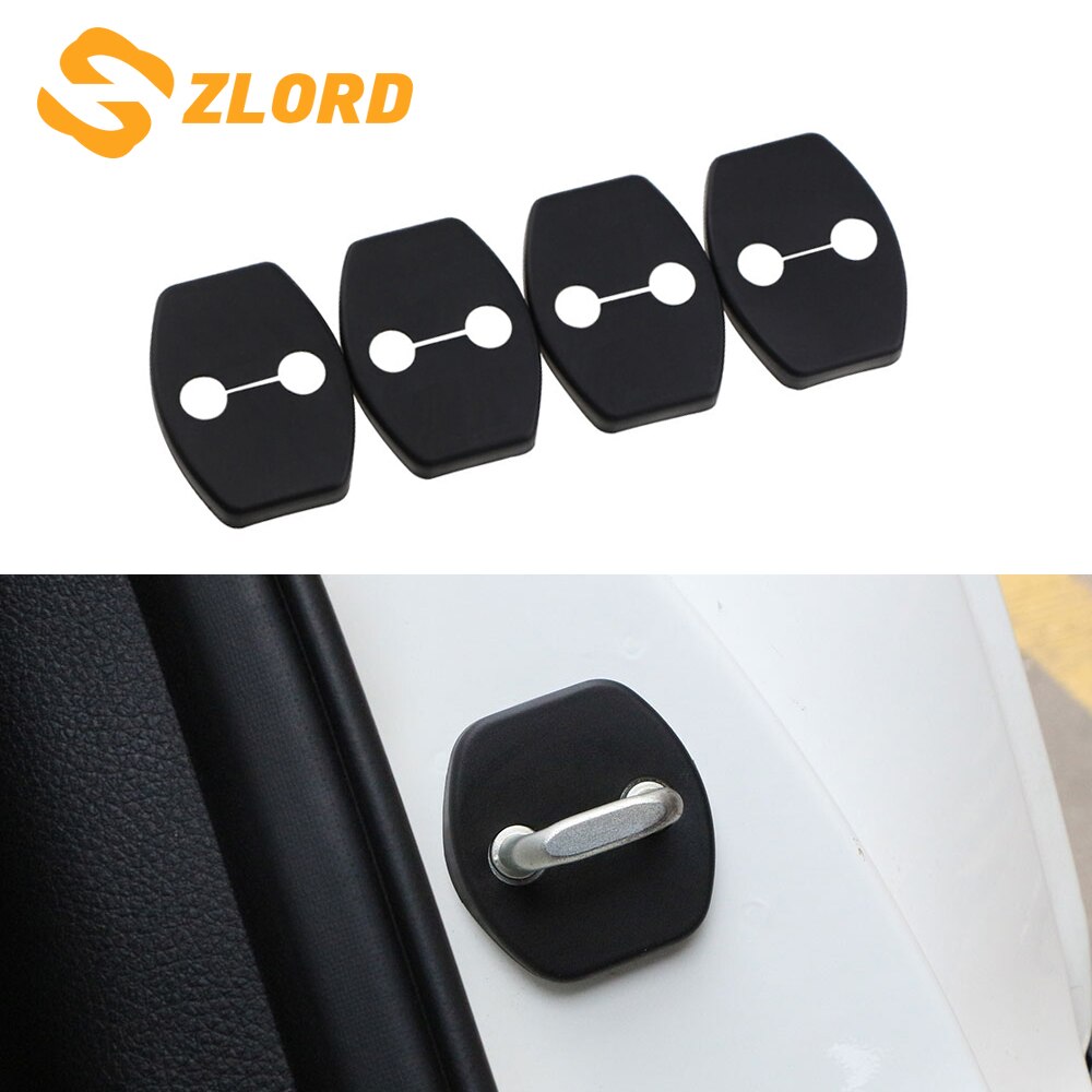 8Pcs/Set Car Styling Door Lock Protective Cover For Toyota Camry Rav4 Yaris Highlander Prado Prius Corolla Reiz Vois