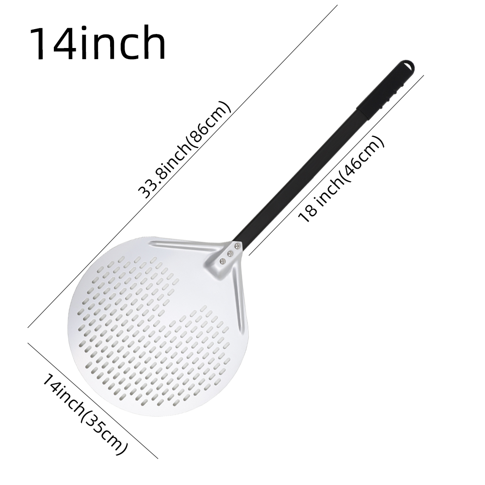 Grote Pizza Schil Schop Oven Paddle Accessoires Voor Pizza Schuif Draaien Schil Keuken Broodbakmachine Bakoven Gadgets Pizza Tool: Donkergrijs