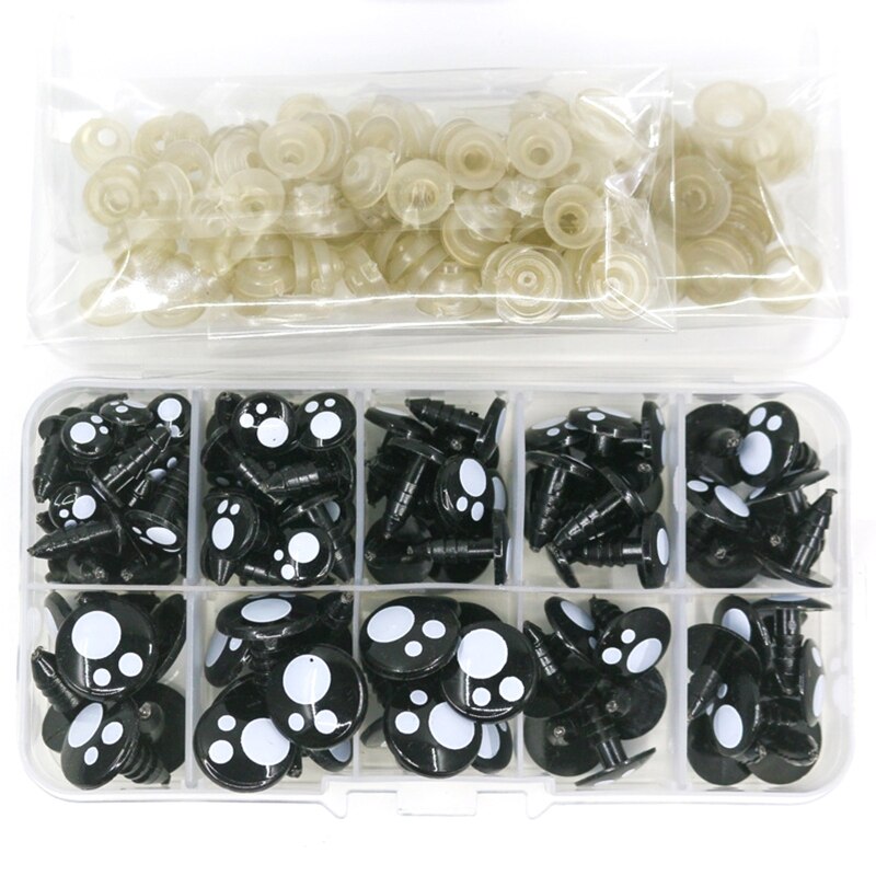 100 Stück Wackelaugen 20mm - Selbstklebend Für DIY Und Bastelprojekte