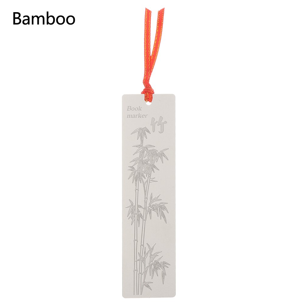 2 in1 Metal Hollow Rulers Bookmark Ruler Chinese Style Multifunction Bookmark For Kids Student Drawing Supplies: Bamboo