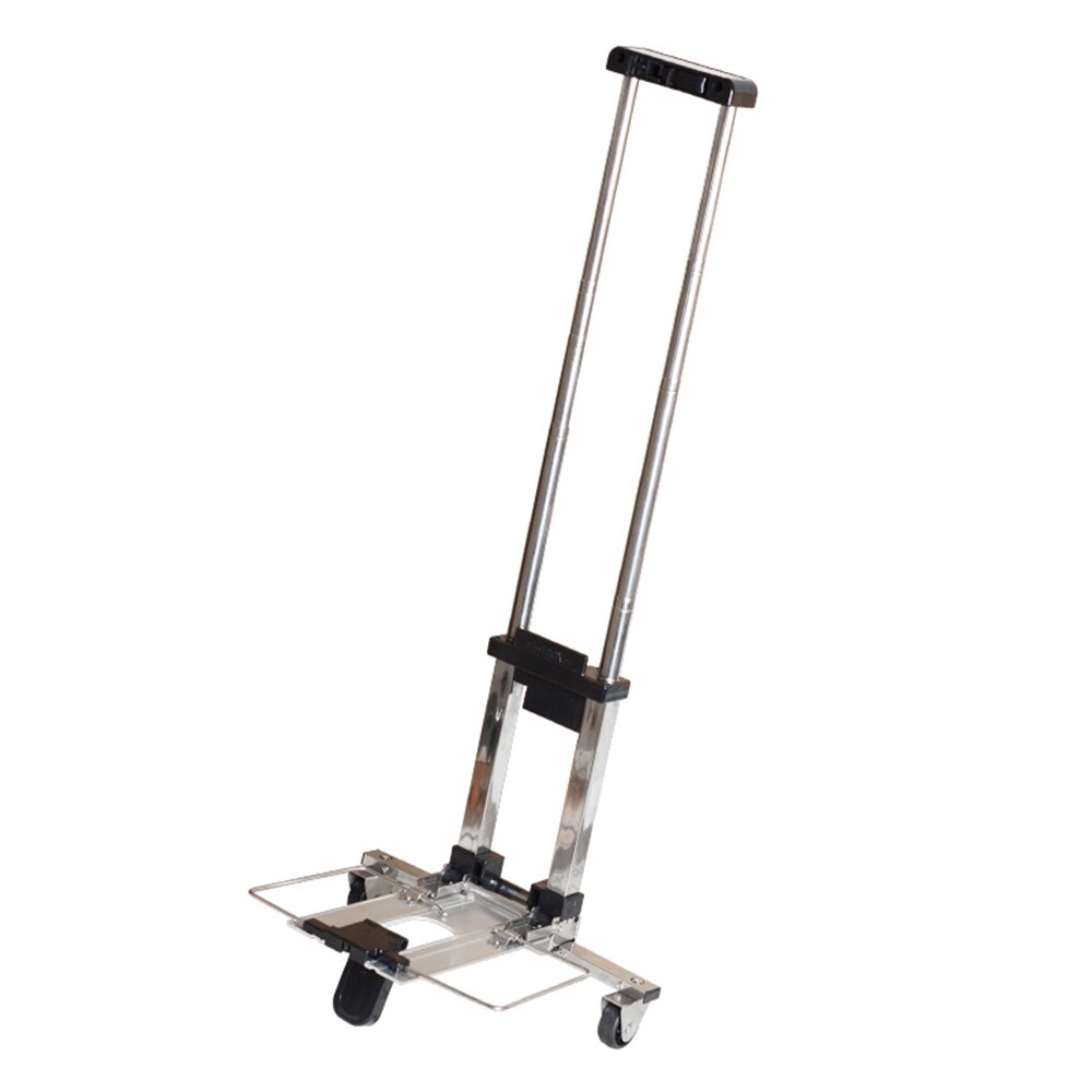 B-LIFE carrinho de bagagem dobrável caminhão de mão portadores de bagagem de aço inoxidável com rodas caminhão de mão com saco carrinho de compras dobrável