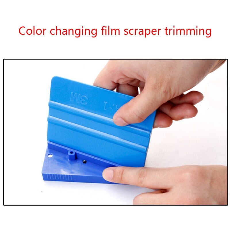 Plastic Hard Card Scraper Car Squeegee Sharpener Repair Tool Window Tint Tool Sharpening Smoothing Edges Car Wrap Tool