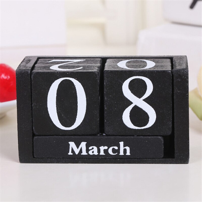 Jahrgang Kalender Holz Advent Tisch Schreibtisch Kalender Holz Block Hobel dauerhaft Schreibtisch Organizer Büro Liefert