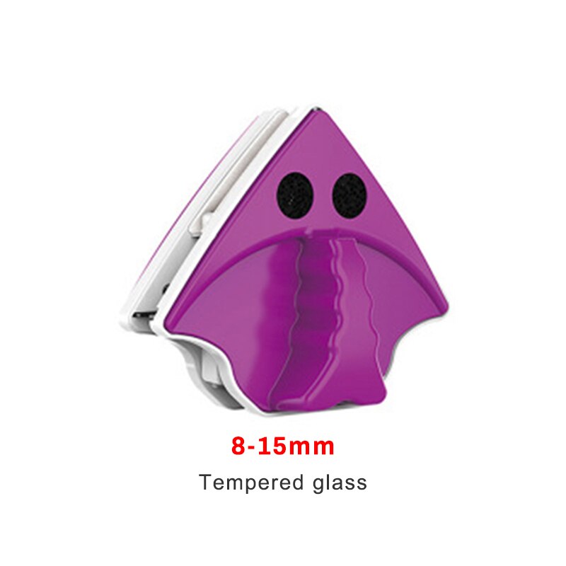 Magnetic Window Wiper Glass Cleaner Brush Tool Double Side Magnetic Brush Window Glass Brush for Washing Household Cleaning Tool: B 8-15mm singlelayer