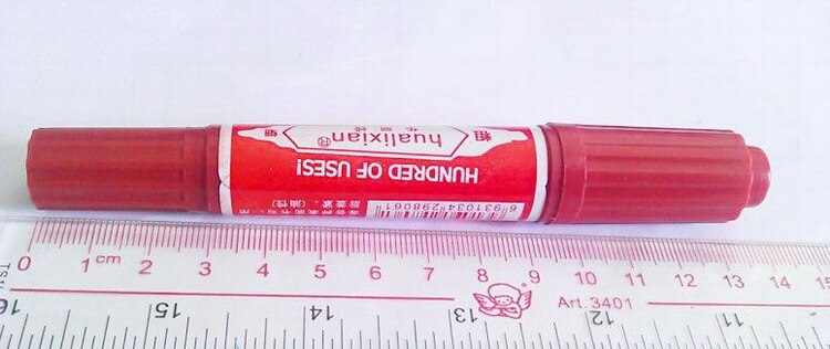 Permanent marker Indelible Waterproof Pens Dual Side Writing two side smooth writing logistics WSPM-502