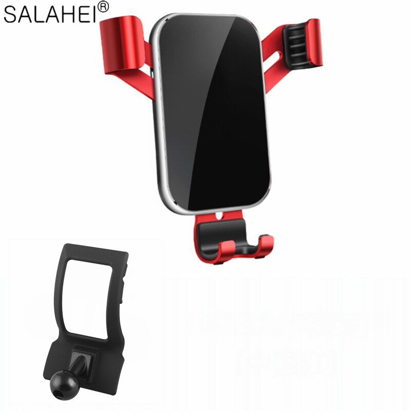 Cool Car Phone Holder For Toyota C-HR Car Air Vent Mobile Phone Holder Stand Mount Cradle Clip For CHR: red