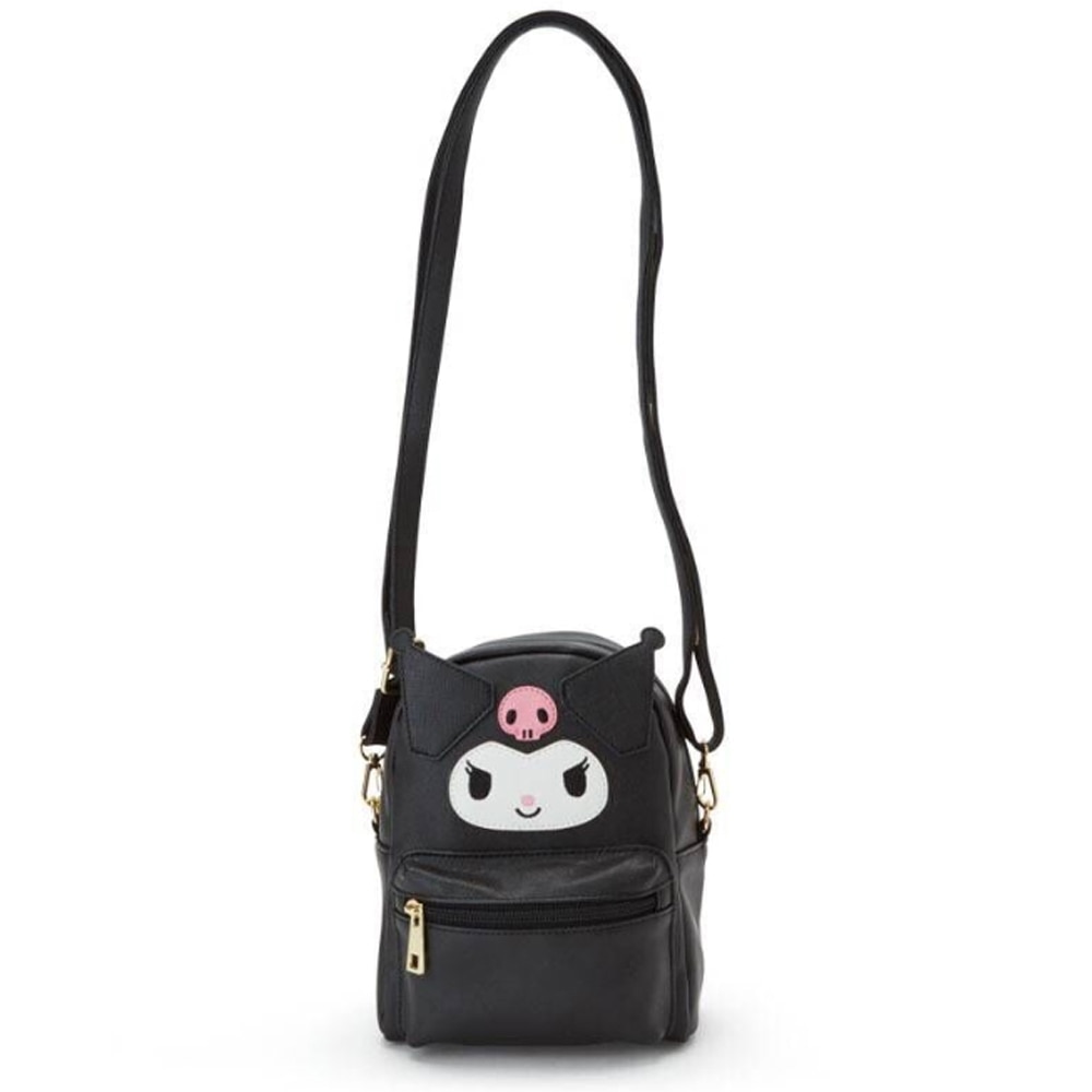 Lindo My Melody Cinnamoroll Kuromi de cuero de la PU de bandolera de hombro pequeña mochila bandolera bolsas para las mujeres bolso de la honda: 5