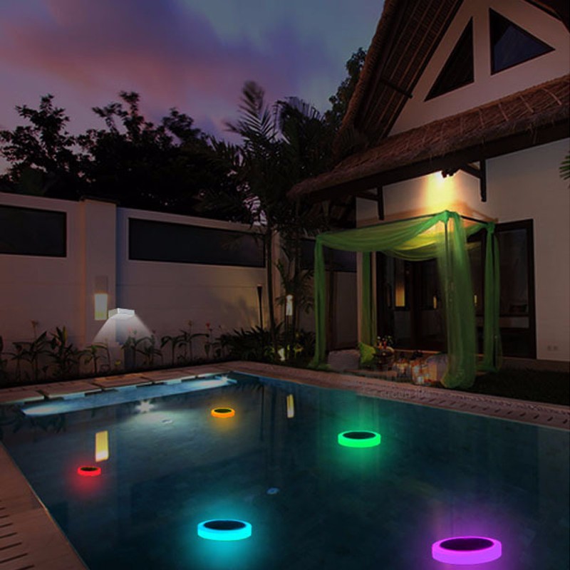 Dreamburgh Solar- RGB Unterwasser Lampe LED Garten Teich Licht Ich bin Freien Schwimmen Schwimmbad Schwimm Licht Party Dekoration + Fernbedienung