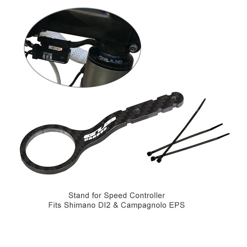 GUB Bicycle Computer 3K Carbon Fiber Holder For GARMIN Bryton Cateye Speedometers Stem Headset Steering Top Cap Install