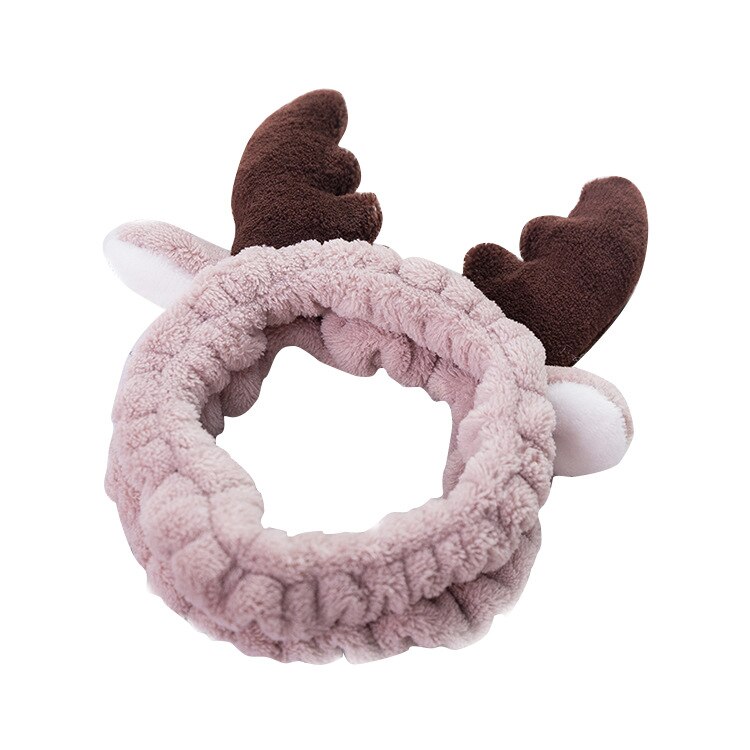 1pc kerstgewei haarband hoofdband pluche driedimensionale washandjes haarbanden badhanddoeken voor volwassenen werknemersvoordelen....