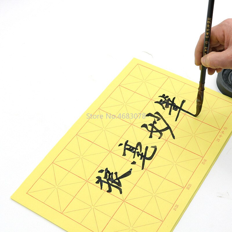 Pincel de caligrafía china para estudiantes, pincel de lana de pelo de comadreja marrón para escritura y dibujo, suministros escolares, exquisita, 3 unids/set por juego
