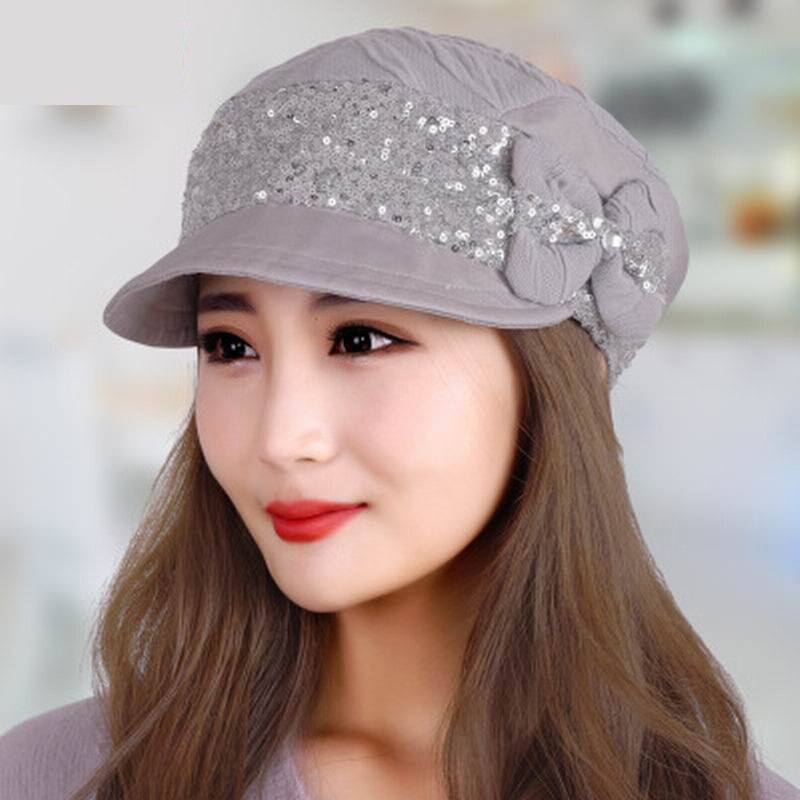 Gorro informal para mujer, boina para las cuatro estaciones, para mujer, otoño