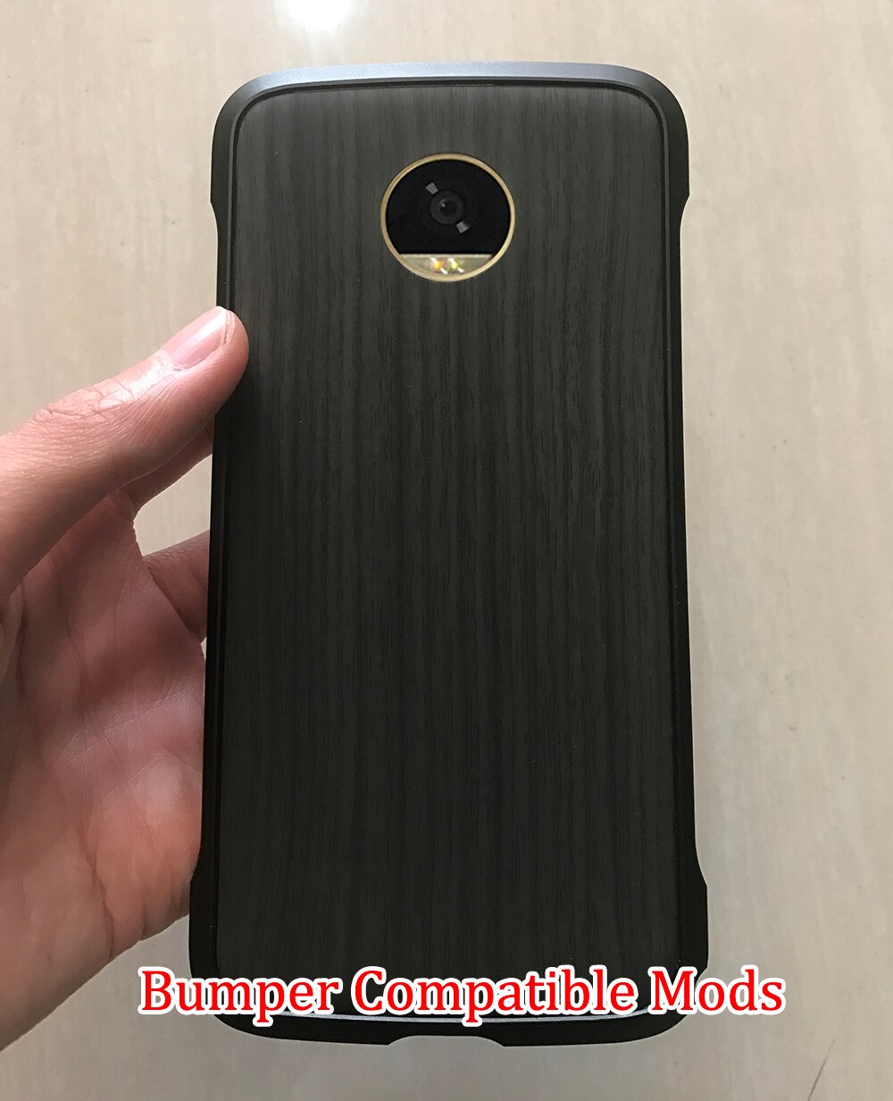 Aluminium legierung Stoßstange fallen für Motorola Moto Z2 Spielen Z2 Kraft Kompatibel Moto Mods Metall Rügestochen Rahmen abdeckung Stoßfest schutz