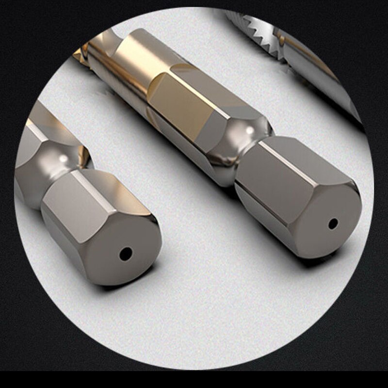 Titanium Plated Hex Shank HSS Screw Thread Metric Tap Drill Bits Screw Machine Compound M3 M4 M5 M6 M8 M10 Hand Tools