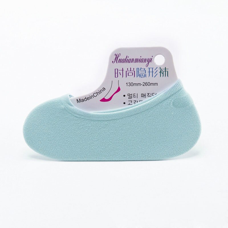5 paar/partij dames onzichtbare sokken antislip loafer boot voering enkelsokken comfortabele sokken dames accessoires diverse kleuren: Turkoois