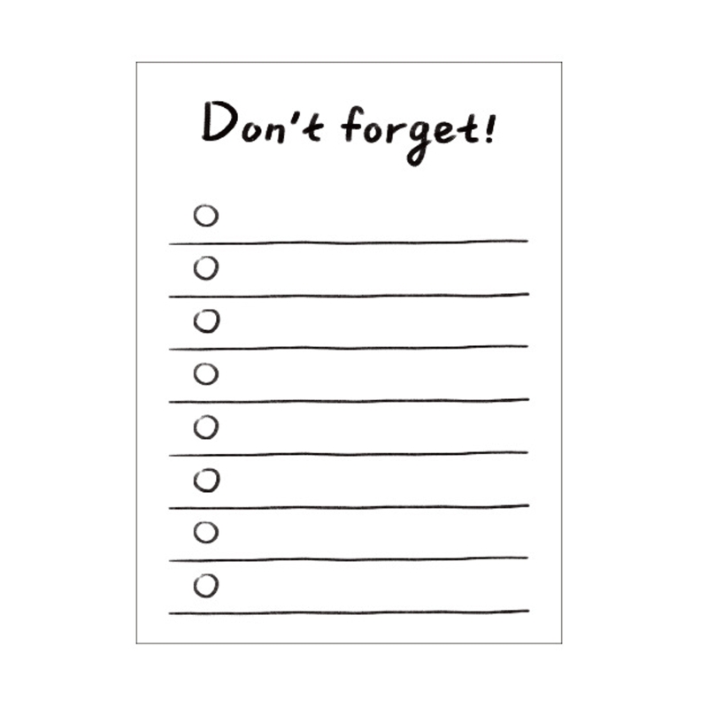 50 Sheets Note Papers Mini Writing Pad Pocket Planner Schedule To-do-list Pad Daily Weekly Monthly Planner for Women Men D5QC: To do