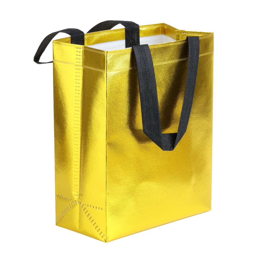 Bolsa de compras colorida de , bolsas de tela no tejida con asa, bolsas de embalaje de para de boda, postre, dulces, bricolaje, 2/5 Uds.: Verde menta / otro