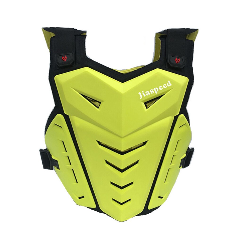 Motorfiets Armor Vest Motorrijden Borst Armor Back Protector Armor Motocross Off-Road Racing Vest: yellow