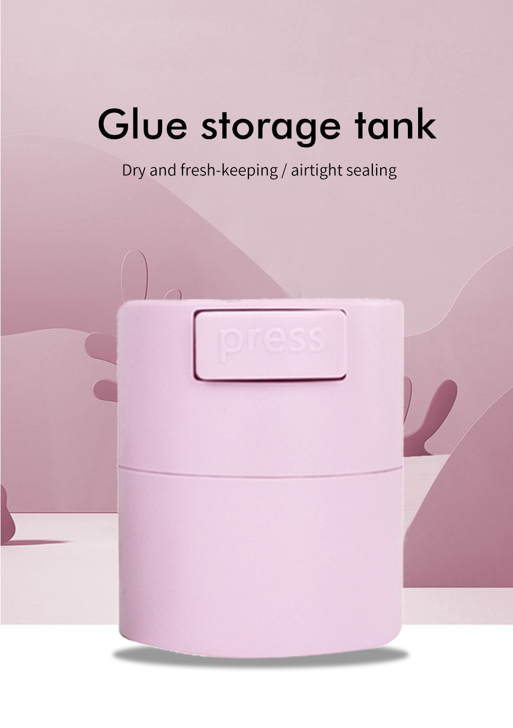 NATUHANA Wimpern Kleber Lagerung Panzer Halfter Container Klebstoff Stehen Versiegelt Krug Kosmetische Zubehör wimpern schönheit werkzeug