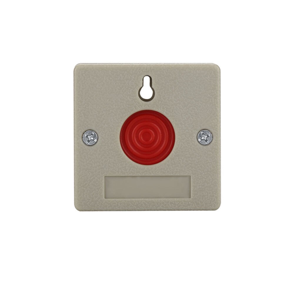 Mini bouton panique filaire 24V cc | Sécurité en plastique, pour la famille et le bureau, Mini alarme d'urgence, bouton poussoir de panique