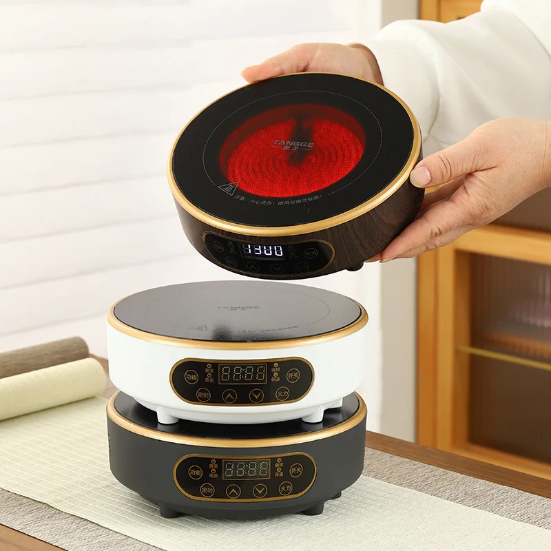 Estufa eléctrica de cerámica de 1300W, tetera, estufa de té, calentador de placa eléctrico, horno de calefacción, Mini caldera de agua de 220V