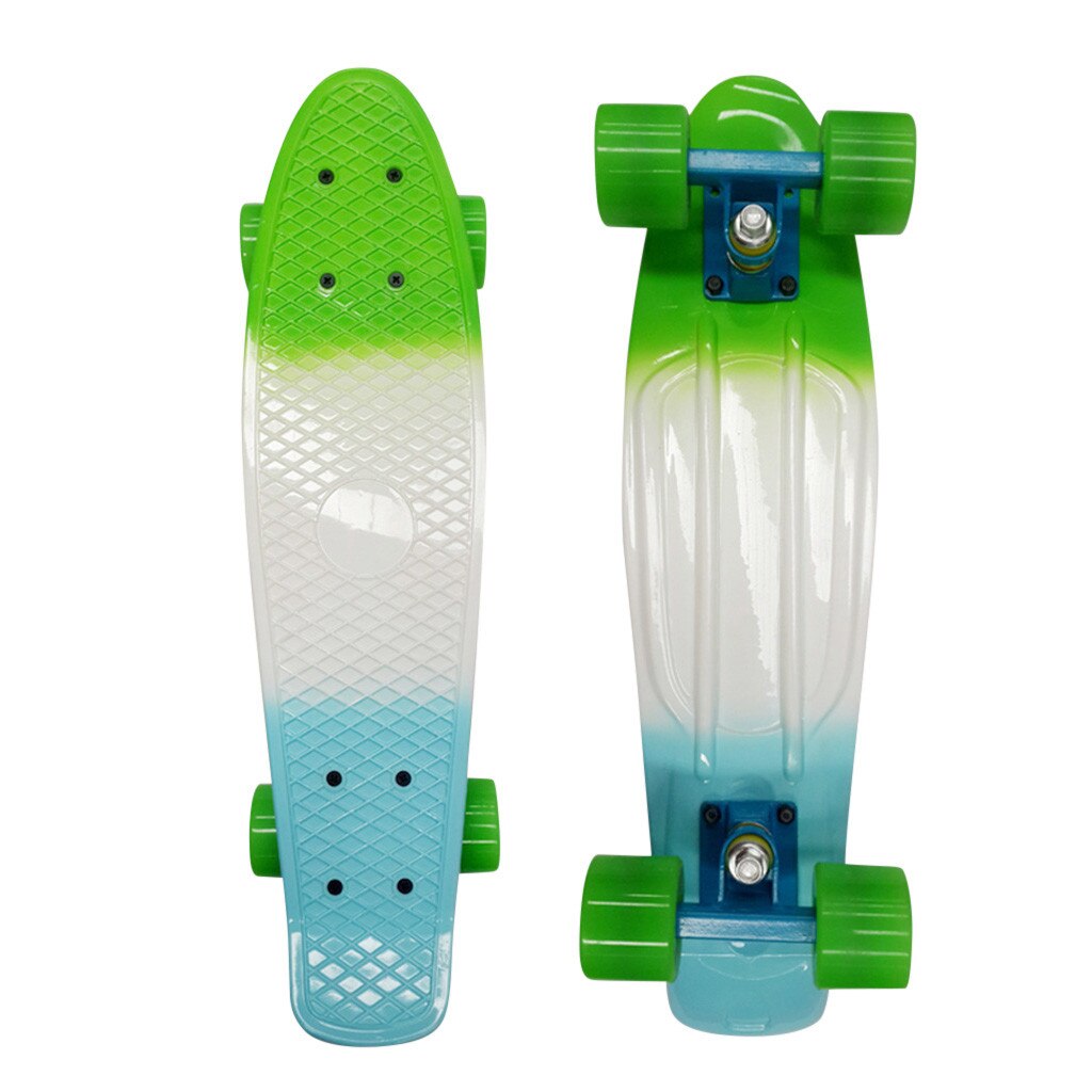 Pastel Mini Cruiser 22 Inch Skateboard Skate Board Retro Longboard Compleet Meisje Jongen Skate Board Skateboards #0626G30