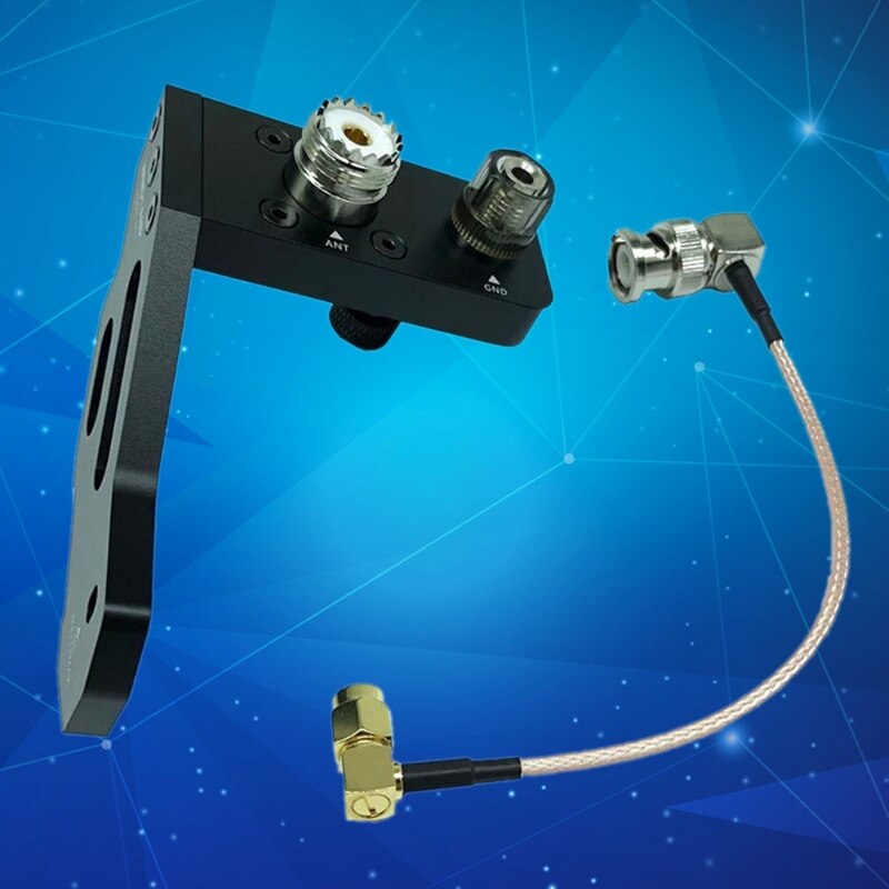 Portable Antenna Mount Quick Release Radio Shortwave Metal Antenna Mount Bracket