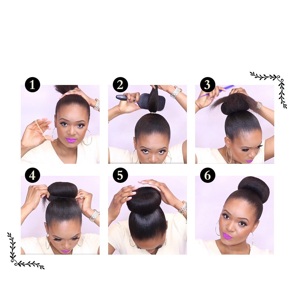 4size Magic Hair Bun Maker Accesories Chignon Magique Hair Donut Bun For Women Hair Styling Tools