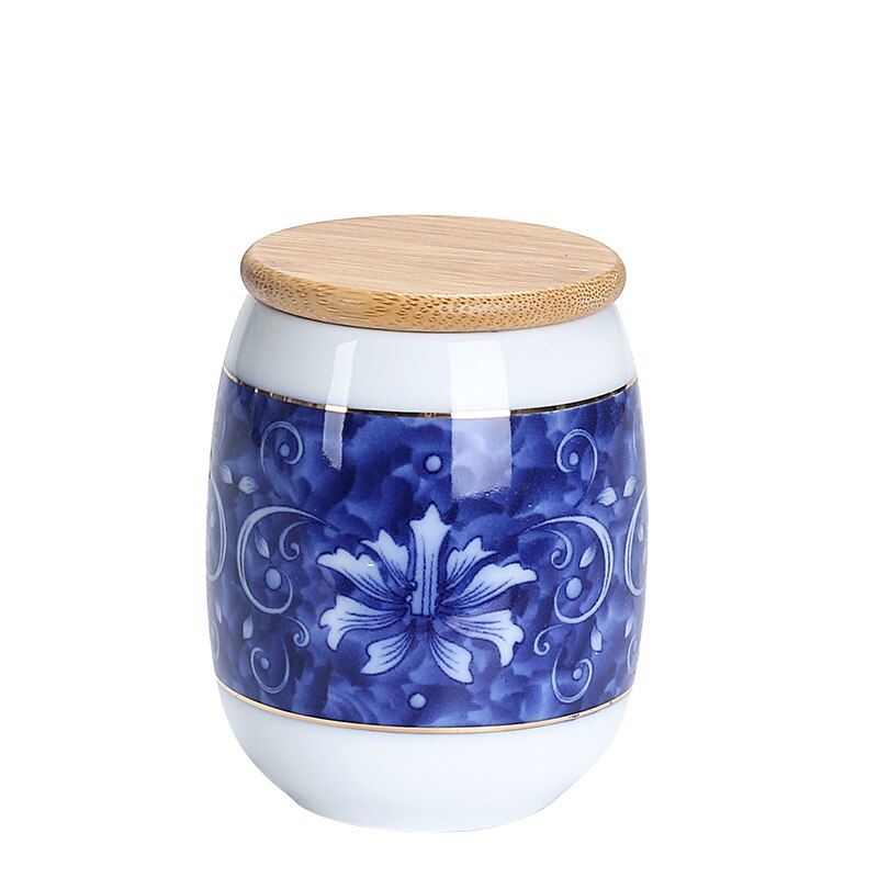 JIA-GUI LUO Ceramic Tea Caddies Tea Bag Storage Box Tea Tins Tea Container Coffee Container Tea Box Tea Storage D008