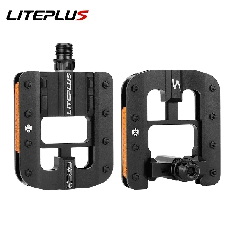 Liteplus faltbare Fahrradpedale gleiten fest Aluminiumlegierung schnell falten Fahrradpedale BMX Fahrrad Klapppedale Fahrradteile