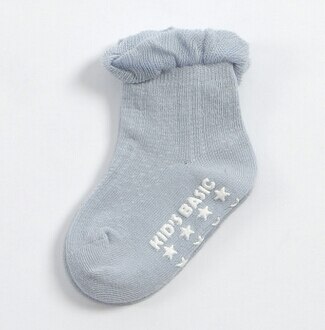 W134 Frete grátis 0-1 anos de idade as crianças meias arrastão verão fina meias de algodão meias de renda cor sólida meninas: Cinza