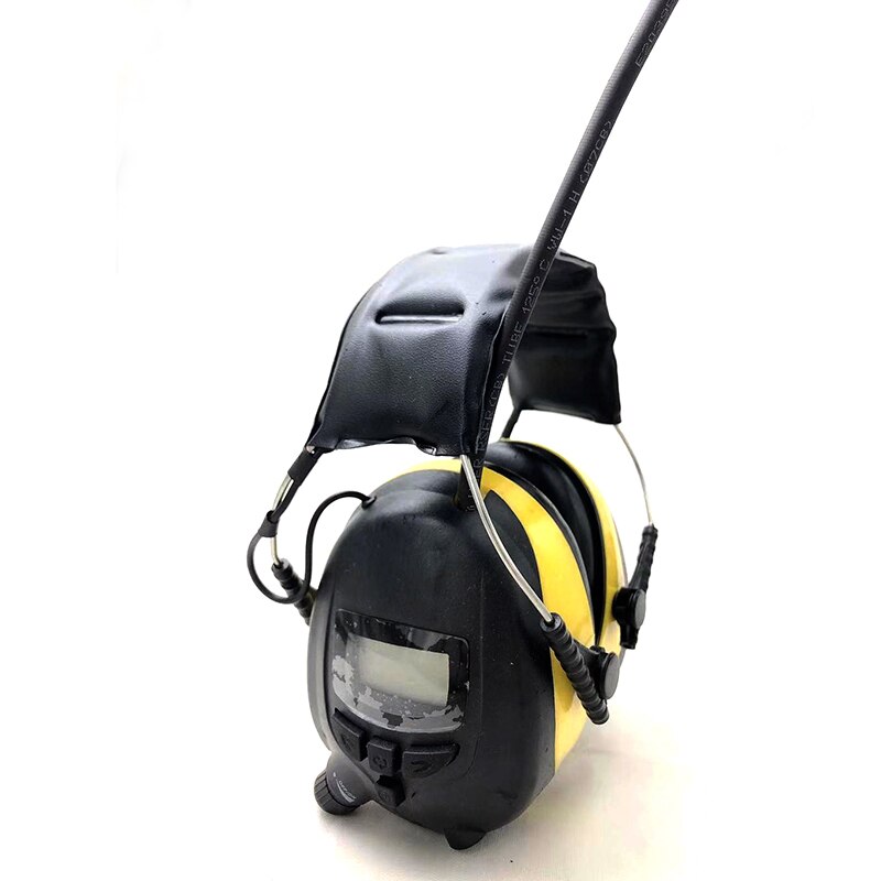 NRR 25dB MP3 AM FM Radio Hearing Protection Ear Muffs Electronic Ear Protector Noise Reduction Safety Earmuffs for Working