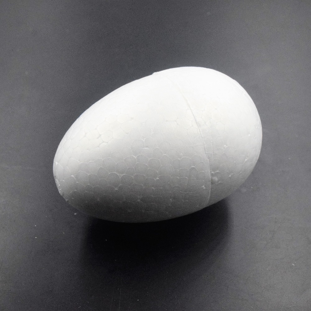 20Pcs 6CM White Foam Egg Polystyrene Styrofoam Spheres Modelling DIY Foam Egg for Party Decoration Christmas Crafts Supplies-S