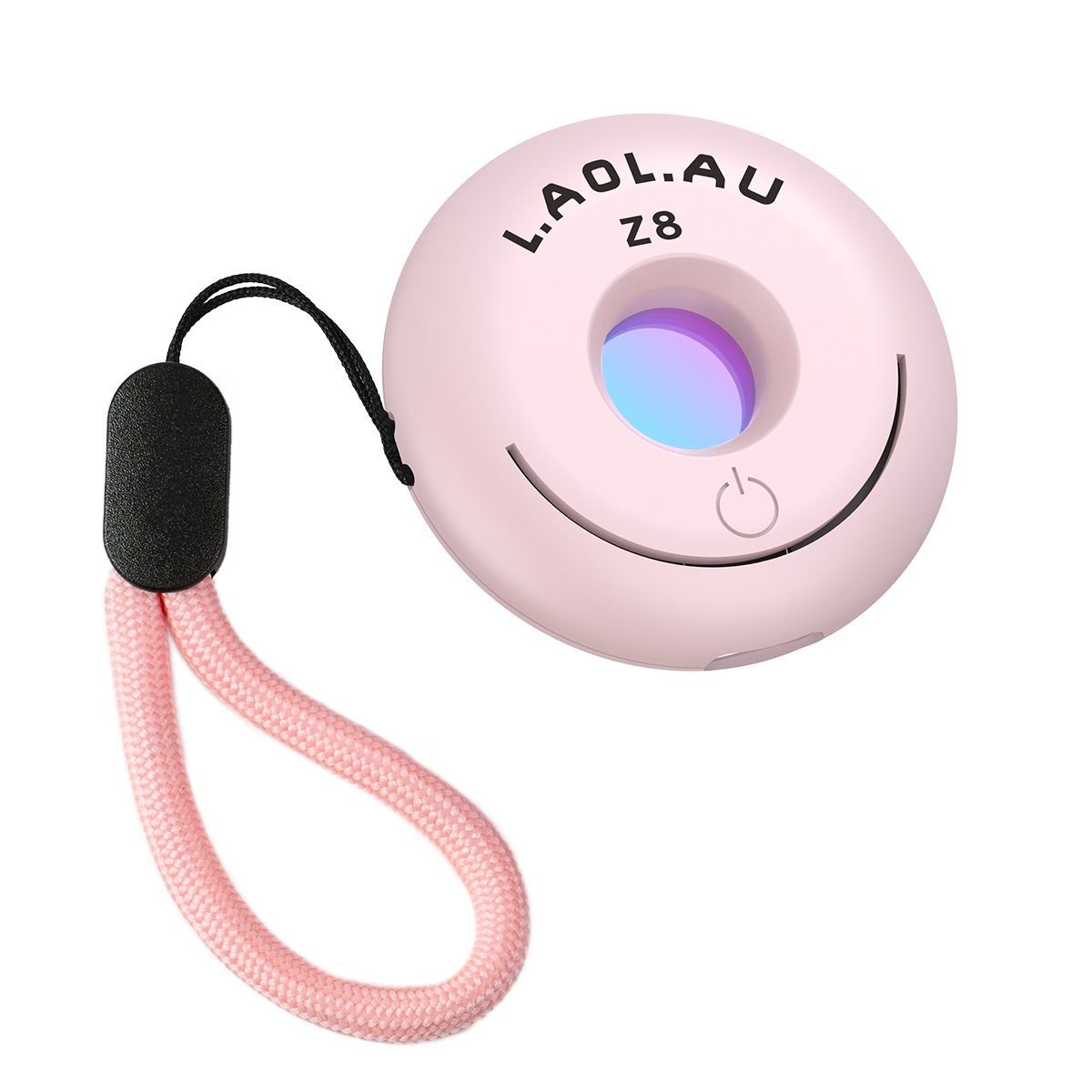 Detector de cámara recargable Z8 para protección de seguridad antiespía, Mini estenopeico, lente de cámara oculta, dispositivo de detección, mirilla de Hotel: Rosa