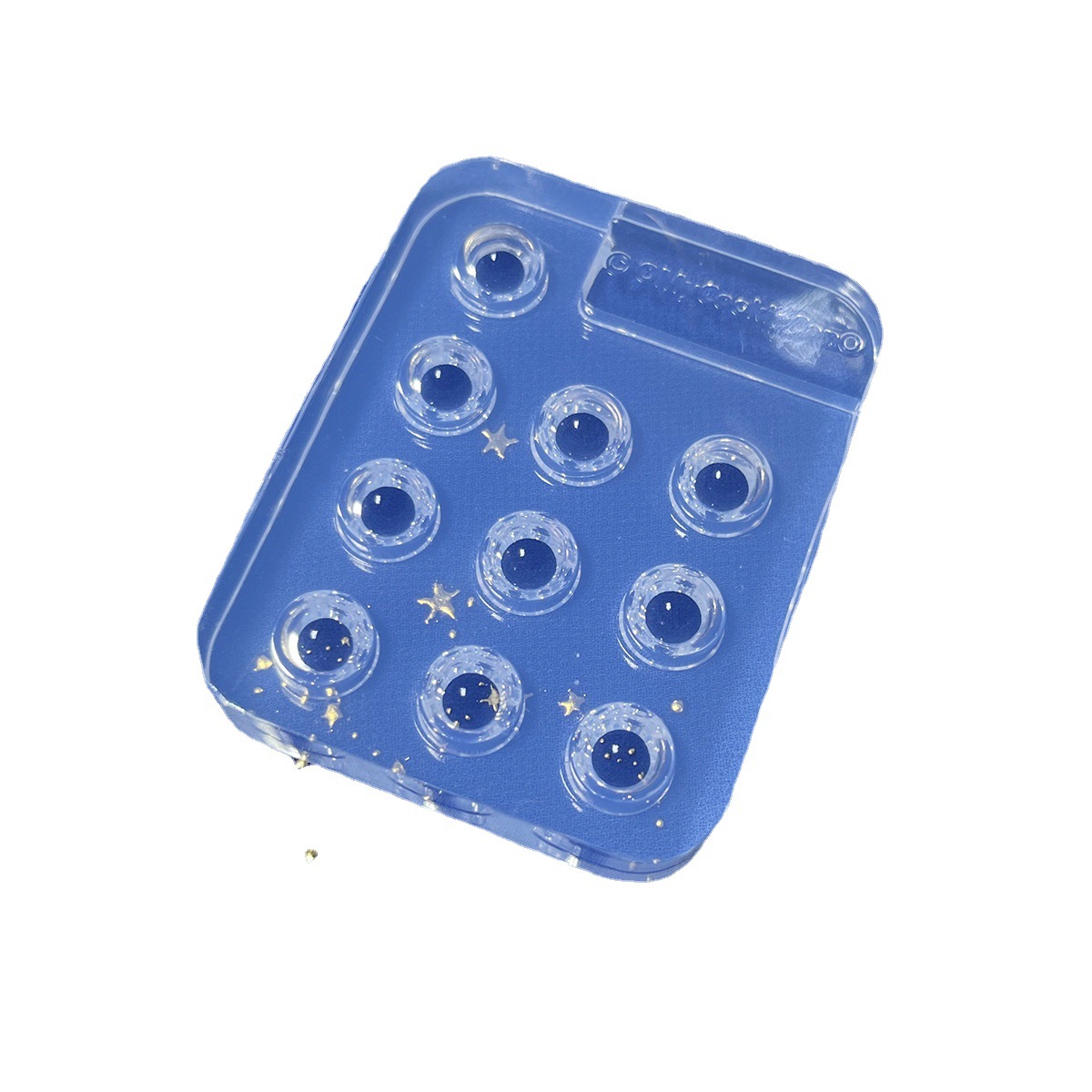 Molde de resina Epoxy de silicona con forma de pastillas planas, moldes de resina, molde de joyería de silicona Uv, molde para pendientes