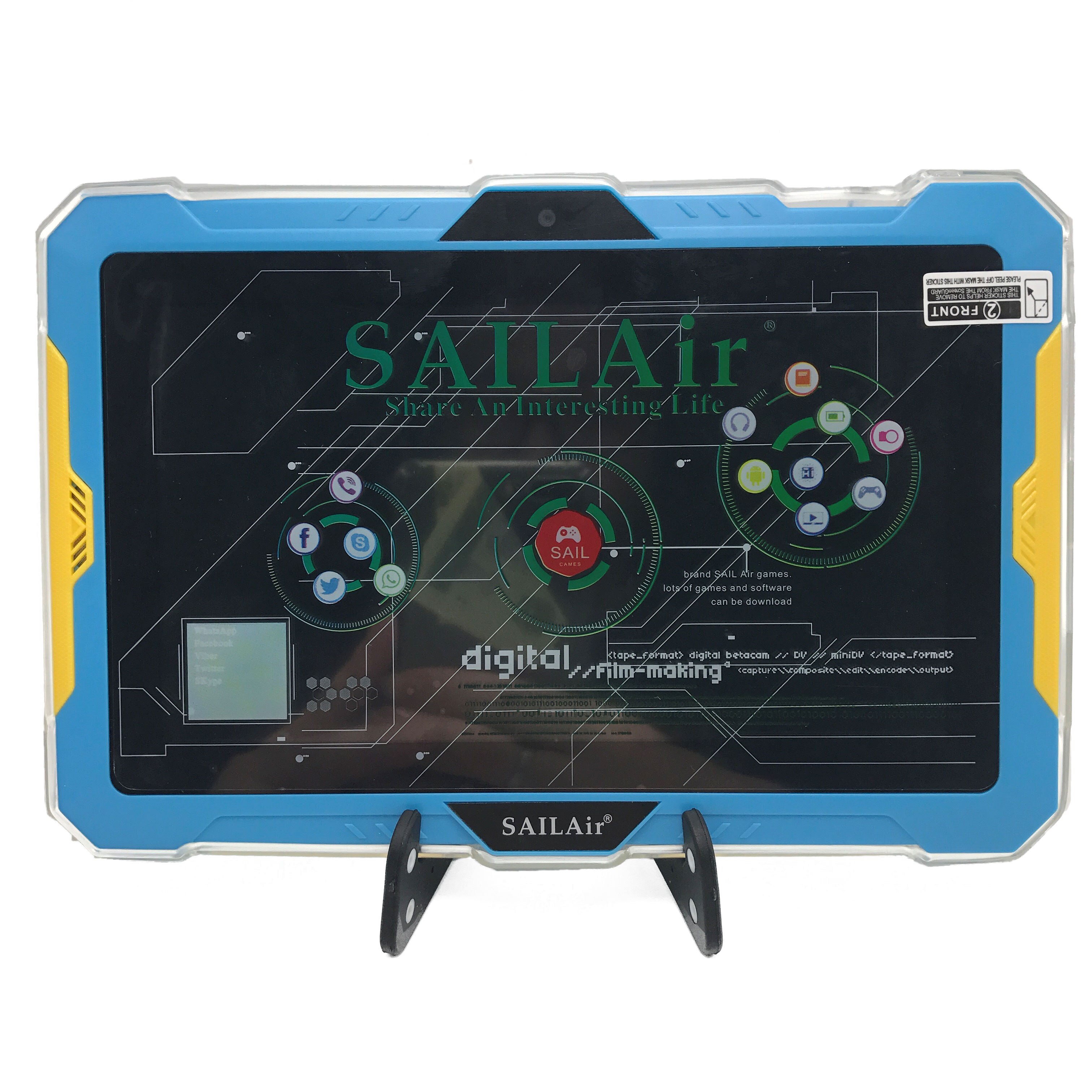 7 inch kids tablets for child android game tablets learing machine 3D video screen mutlti touch model wifi: blue