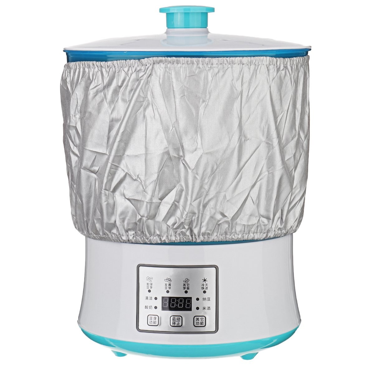 2-Tier Home Use Intelligence Bean Sprouts Machine Large Capacity Thermostat Green Seeds Growing Automatic Bean Sprout Machine