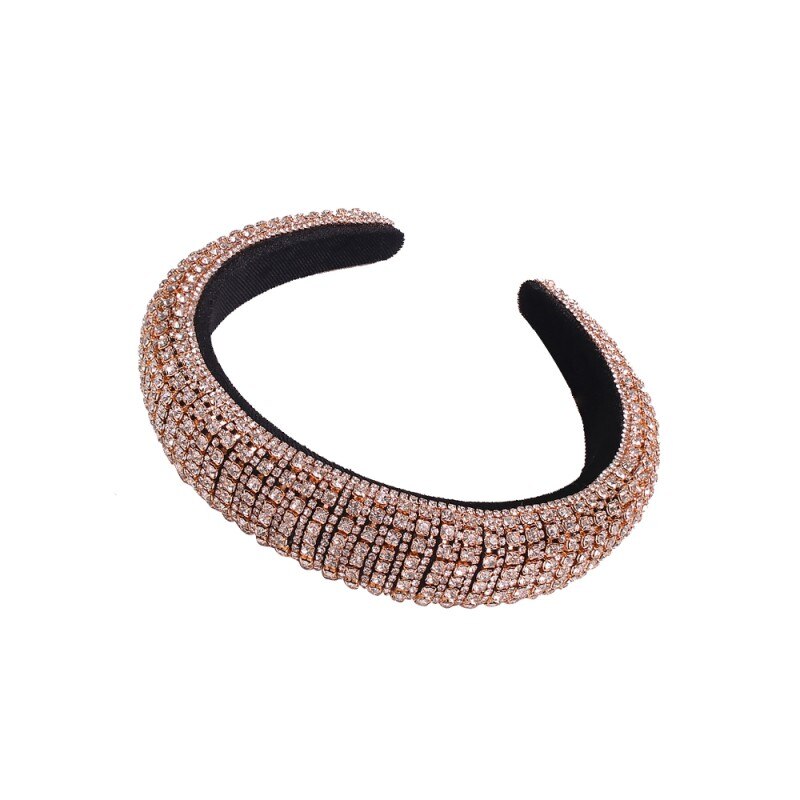 Mulheres coroa bandana menina senhoras strass hairbands cristal cheia hoop cabelo headwear festa de casamento acessórios para o cabelo ornamentos: 4