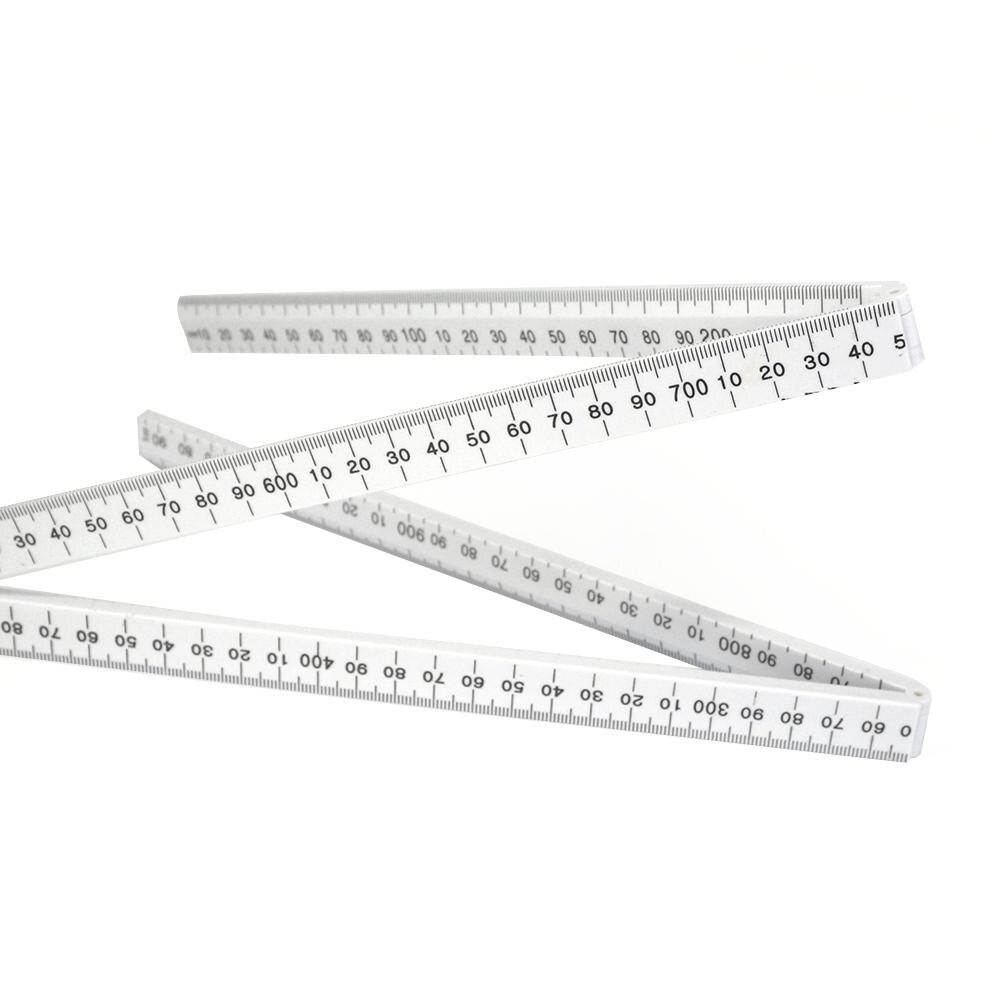 1 Meter Slide Four-Parts Fold Up Rulers Folding Versatile Inside Reading Carpenter's Ruler Education Meter