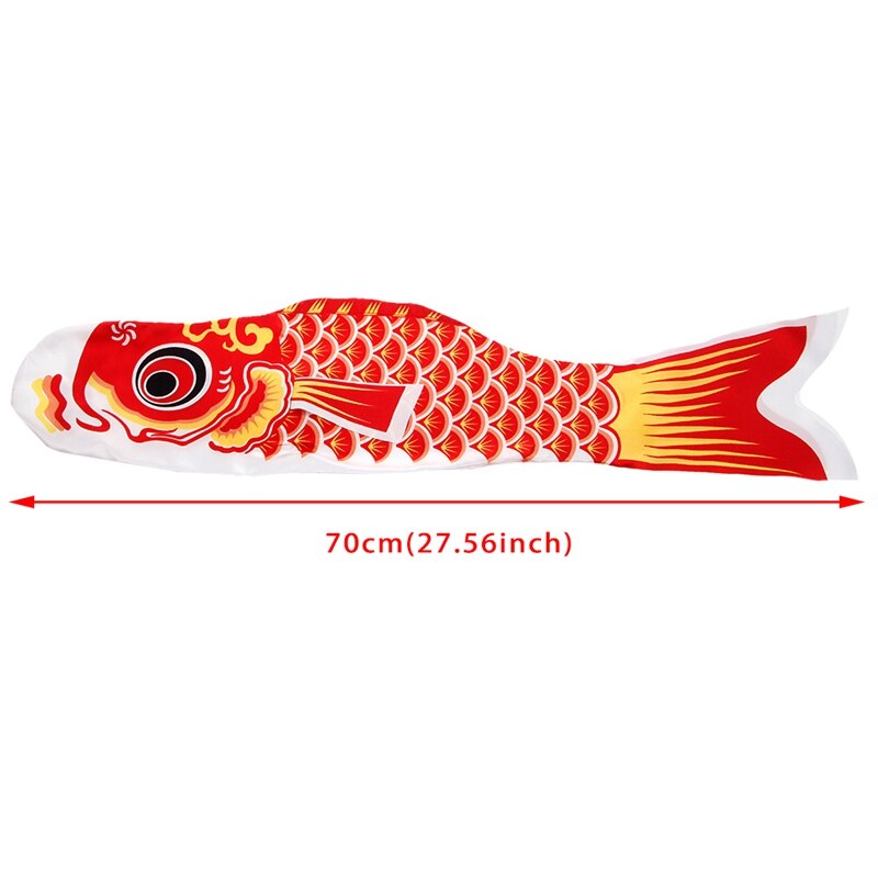 70cm japansk karp vindstrumpa fiskflagg drake koi nobori koinobori