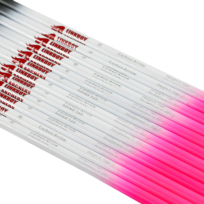 Flèches en carbone pour tir à l&#39;arc, ID6.2mm colonne vertébrale 300-600 30/32 pouces, accessoires pour la chasse à l&#39;arc traditionnel composé de 6 pièces