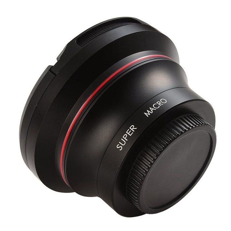 ORDRO Obiettivo di Macchina Fotografica HD 0.39X Super Wide Angle Lens per Videocamera Video di Registrazione (FS-1)