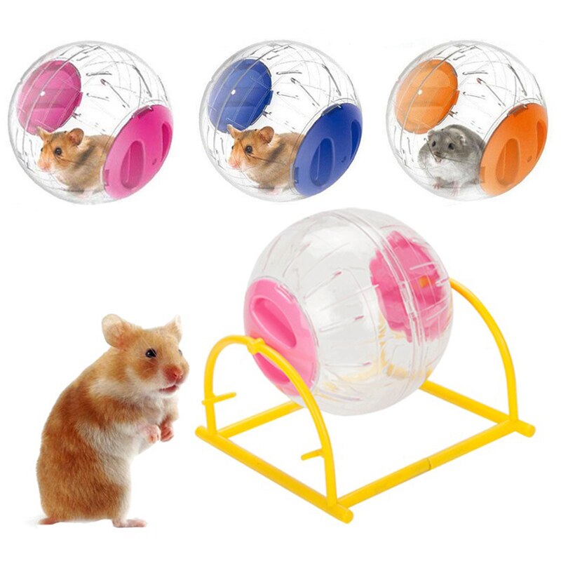 Balle de jeu Hamster en boule de cristal | Jouets d'animaux en cours d'exécution de petits animaux intéressant Cage de Rat ronde en PP outil d'entraînement pour chiots, souris de 12CM