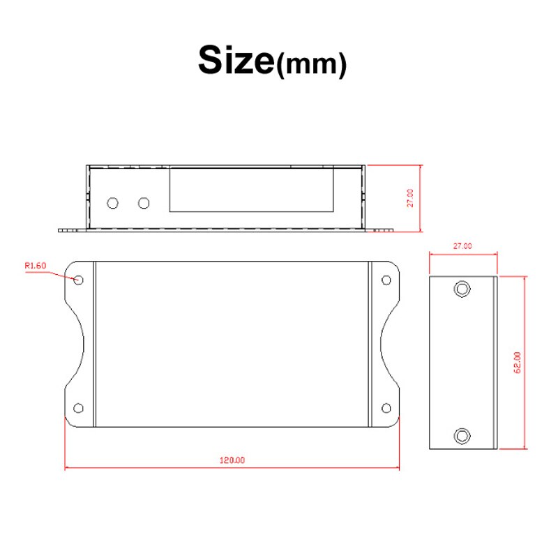 2.4G Rf Led Dimmer Touch Schakelaar Controle Dc 5V 12 V 24V Led Dimmer Voor Led Strip licht Rf Touch Dimmer 12 V 24V