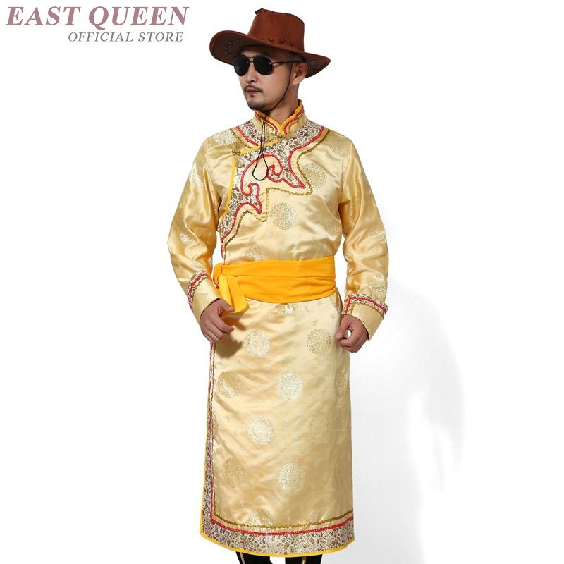 Mongol traje de la ropa de los hombres hombre chino trajes de Baile Folclórico ropa vestido de etapa desgaste de la danza ropa de mongol hombres FF1146