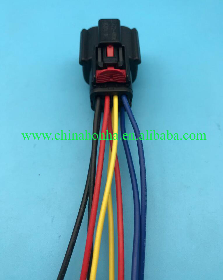 1pcs Automotive wiring harness 8-pin connector Molex Female Headlight Plug Connector 33472-4806 With Terminal