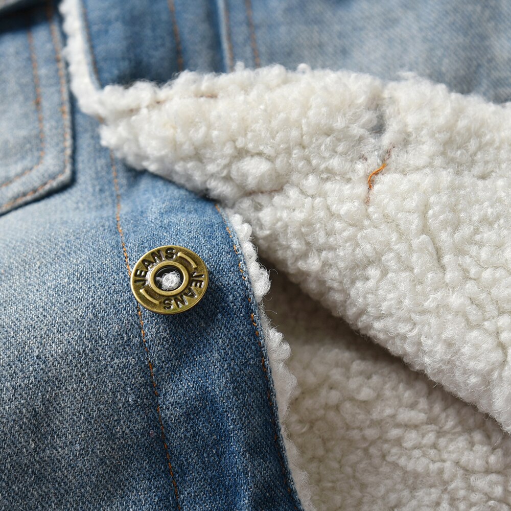 Tem Doger – manteau en Denim pour enfant, vêtement d'extérieur , nouvelle automne hiver , pour garçon et fille, décontracté