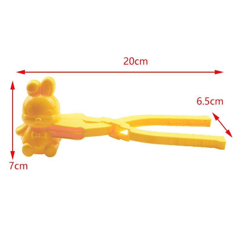 Schattige Eendvormige Rijstvorm Maker Clip Kinderen Buiten Plastic Eend Rijstvorm Diy Sneeuwbal Maker Sushi Mal Met Handvat: Paars