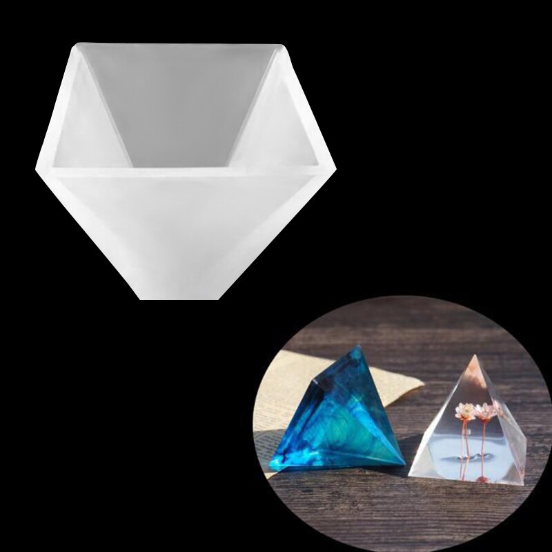 Super Pyramide Silikonform – 15 Cm Große Gießform Für Epoxidharz, Mit Kunststoffrahmen, Für DIY Schmuck & Dekoration